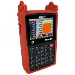 Alpsat as06-stc satfinder 6 hd slim görüntülü uydu bulucu + kamera test cihazi