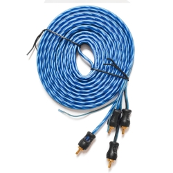 Anfi kablosu 2rca 2rca şaseli 5mt mavi ben audio fx-5b