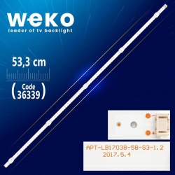 APT-LB17038-58G3-1.2  JL.D58051330-202AS-M 5 LEDLİ 53,3 CM - Tv Led Bar