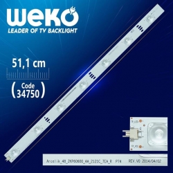ARCELIK_48_ZKP60600_AA_2121C_7EA_R P74 REV.V0 - 51.1 Cm 7 Ledli - WK-51 Led Tv Bar