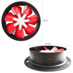 Aspiratör metal 30cm 50w 230v fansan ba-300