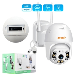 Avenir av-m20 smart güvenlik kamerası 2mp onvif wi-fi ptz renkli gece görüş dış mekan