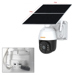 Avenir av-s424 solar smart güvenlik kamerası 4g sim 2mp wi-fi ptz renkli gece görüş metal dış mekan
