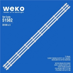 Axen AX039LD12AT071-S2 39'' 2 Adet Tv Led Bar