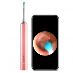 Bebird t5 5mp kamera 3.5mm lens şarjli wifi görüntülü kulak temizleyici pembe renk