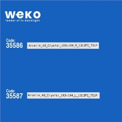 Beko B43L 5860 4B 43'' İnç 8 Adet Tv Led Bar