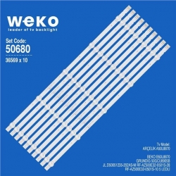 Beko B50L8870 50' İnç 10 Adet Tv Led Bar
