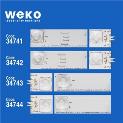 Beko B55L 9562 5B 55'' İnç 16 Adet Tv Led Bar