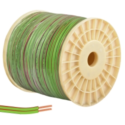 Cablecable hoparlör kablosu kordon 2x0.75 yeşil  makaralı 200 metre