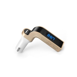 Car-g7 fm transmitter bluetooth usb sd aux dijital ekran