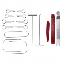 Carstar hm-1798 araç içi ses sistemi sökme - lastik sökme - kapi düzeltme çikarma seti (17 parça)