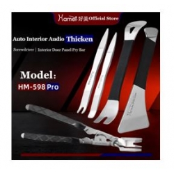 Carstar hm-598pro araç kapi kolu çerçeve sökme seti paslanmaz çelik (5 farkli aparat)