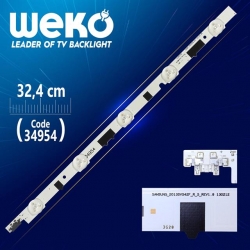 D2GE-400SCB-R3 - 2013SVS40F R 5 REV1.9 - RİGHT - (BL) - 32.4 Cm 5 Ledli -  WK-063 Led Tv Bar