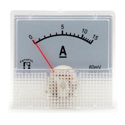 Dc analog 0-15 amper gösterge 45x48mm  ic-231a