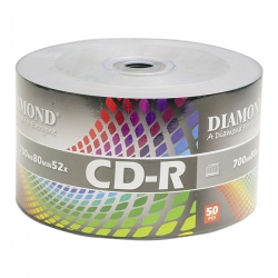 Diamond cd-r 52x 700 mb/80 min boş cd 50li paket fiyat