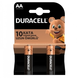 Duracell aa kalem pil (2li paket fiyati)