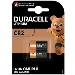 Duracell CR2 3 Volt Lityum 2'Li Pil