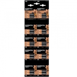 Duracell lr6/mn1500 1.5 volt alkalin aa kalem pil (20li kartela paket fiyati)(2li yirtmali)