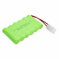 Efcell 7.2 volt 700 mah ni-mh 2 pin tamiya soketli 6li oyuncak araba pili 202105