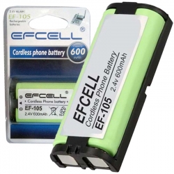 Efcell ef-105 2.4 volt 600 mah telsiz telefon pili mp105 * (hhr-p105)