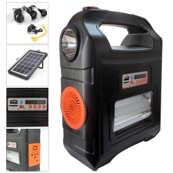 El feneri projektör solar panel şarjli bt/usb/sd/fm everton rt-910bt
