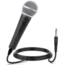 El mikrofonu kablolu 3mt dinamik metal plx sm-58