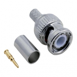 Erkek Sıkmalı RG 59 BNC Konnektör