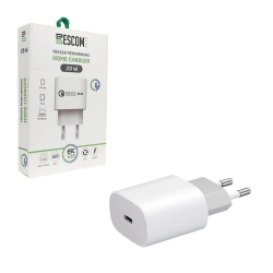 Escom gold esc-510 şarj aleti başlığı hızlı type-c 20w