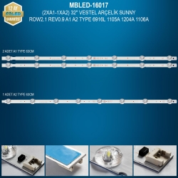Espled (2xa1-1xa2) 32 inç vestel arçelik sunny row2.1 rev0.9 6916l 1105a 1204a 1106a