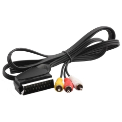 Etc tm-4020 kablo scart to 3 rca 1 metre