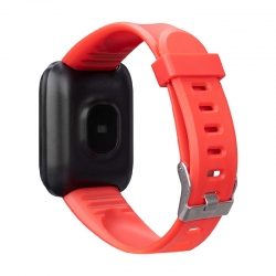 Everest ew-508 everwatch android/ios kalp atişi sensörlü kirmizi akilli saat
