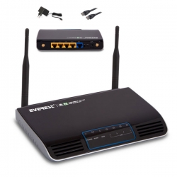Everest ewn-513n2 ethernet 4 port 300 mbps antenli kablosuz router
