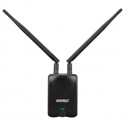Everest ewn-999 300 mbps çift antenli kablosuz wifi alici wireless usb adaptör (kablolu)