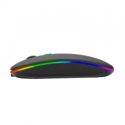 Everest sm-bt11 usb siyah 2in1 bluetooth 2.4ghz şarj edilebilir kablosuz mouse