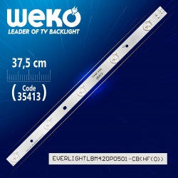 Everlight lbm420p0501-cb(hf(0)) - 74m9f(p35) - 37.5 cm 5 ledli - (wk-157) soketsizdir