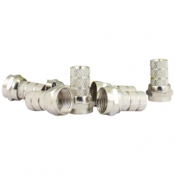F Konnektör RG58 Mini Kablo İçin İnce 100'Lü Paket Powermaster