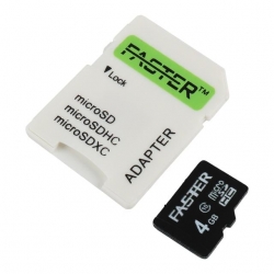 Faster 4 GB UHS-I U1 Sınıf 10 Micro SDHC Hafıza Kartı