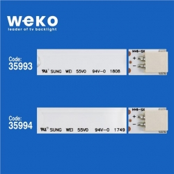 Finlux 55FUB7000 55'' İnç 7 Adet Tv Led Bar (Seri 1)