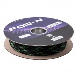 For-x x-110ys yeşil-siyah 10mm 100 metre kablo çorabi