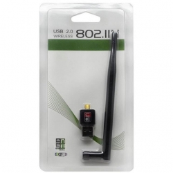 Fully 300 Usb Antenli 802.11N Wifi 7601 Chipset 2.4Ghz 5Db 150 Mbps IP Uydu Alıcıları Uyumlu Wifi Adaptör