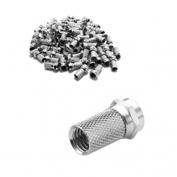 Fully E-320AA F Konnektör Geniş RG6-U6 (100'Lü Paket)