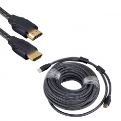 Fully g-507d 10 metre örgülü gold uçlu hdmi kablo