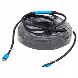 Fully g-508b 40 metre düz siyah çipsetli + çift filtreli hdmi kablo