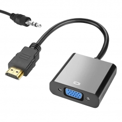 Fully g-537l hdmi to vga çevirici adaptör ses çikişli