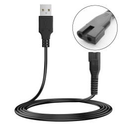 G-5358 güç power tıraş kablosu usb 1 metre siyah no 8