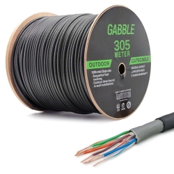 Gabble gab-cds305 cat6 kablo dış mekan 24awg 0.48mm 305 metre