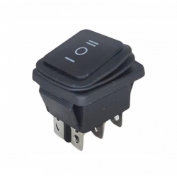 Geniş işiksiz anahtar on-off-on 6p körüklü (ic-108w)