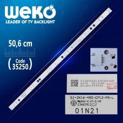 Gj-2k16-490-d712-p5-l - 01n21 - 50.6 cm 6 ledli - (wk-907)
