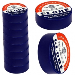 Globe 0.13Mmx19mm İzole Bant 10'Lu Lacivert