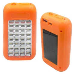 Gold silver gs-875 solar kamp lambası acil durum işığı telefon şarjlı 32 smd led